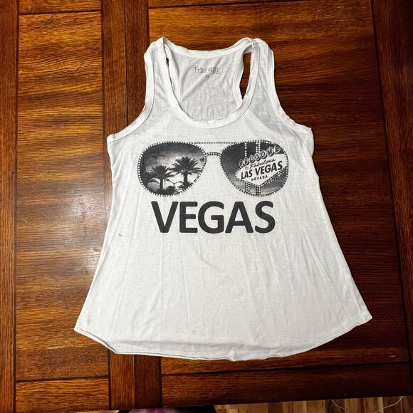 Las Vegas Black White Ray Ban Aviator Sunglasses Muscle Shirt XL - Picture 4 of 8